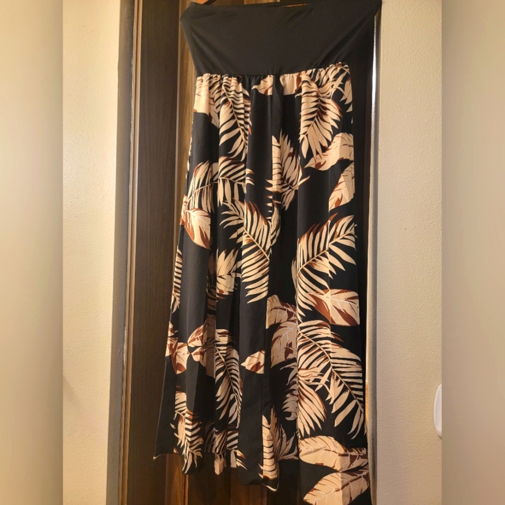 Strapless dress
